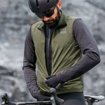 Rockbros ROAD TO SKY insulated windproof vest S - green s \ zielony vests