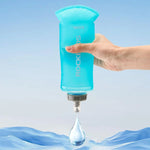 Rockbros 35210027001 soft flask running water bottle 500 ml - light blue jasnoniebieski training equipment