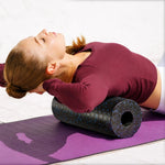Wozinsky WRM-33 Massage Roller Exercise Roller 33 cm - Black fekete edzőfelszerelés 304004-204555