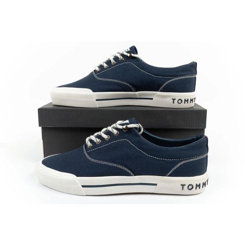 Tommy Hilfiger men's sports shoes sneakers fashionable comfortable navy blue Egyéb