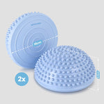 Spokey Sensory Half Balls for Balance Training, 2 pcs, SPIKE 16x8, 5cm edzőfelszerelés SPK-947370