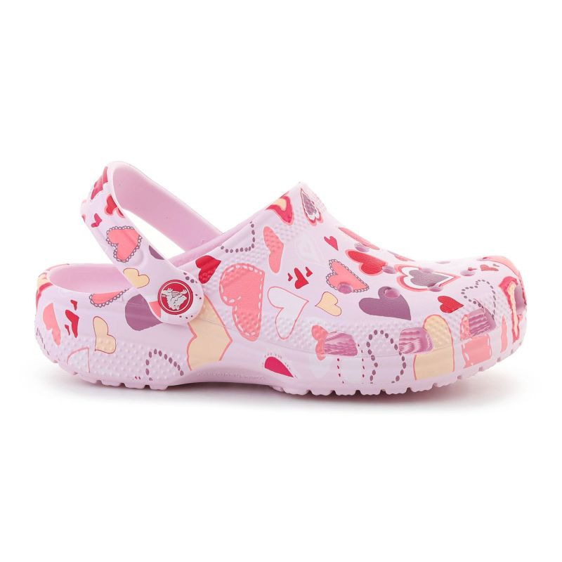Crocs Classic Vday Clog Kids Pink Milk/Hearts