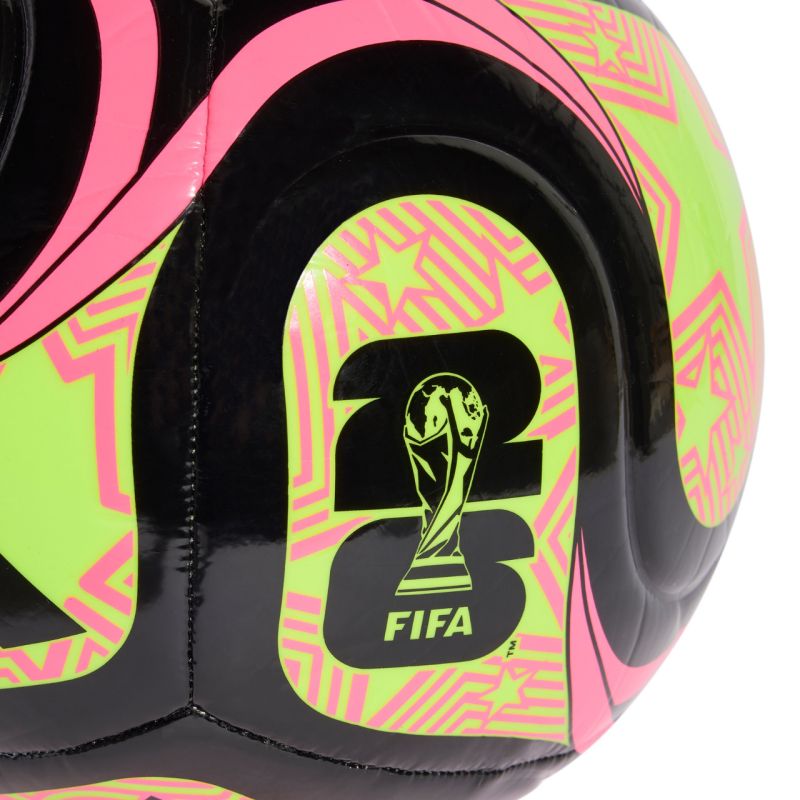 adidas World Cup 26 Trionda Club Football Black, Pink, and Green JD8053 Labda