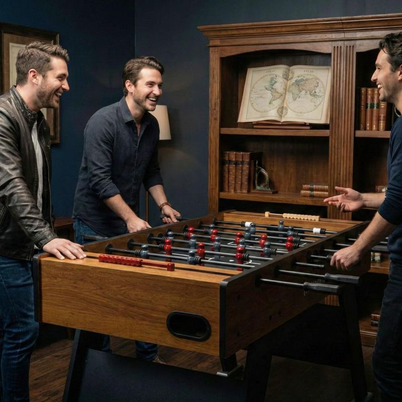 Enero FOOTBALL TABLE 60KG fekete table games, tables