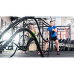 DBX Bushido Battle Rope for Cross Training 35mm 12M fekete ropes, training equipment