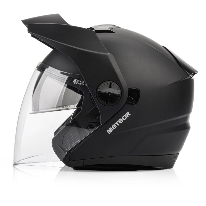 Meteor Hekato M motorcycle helmet 57-58 cm black uniw sisak 17890