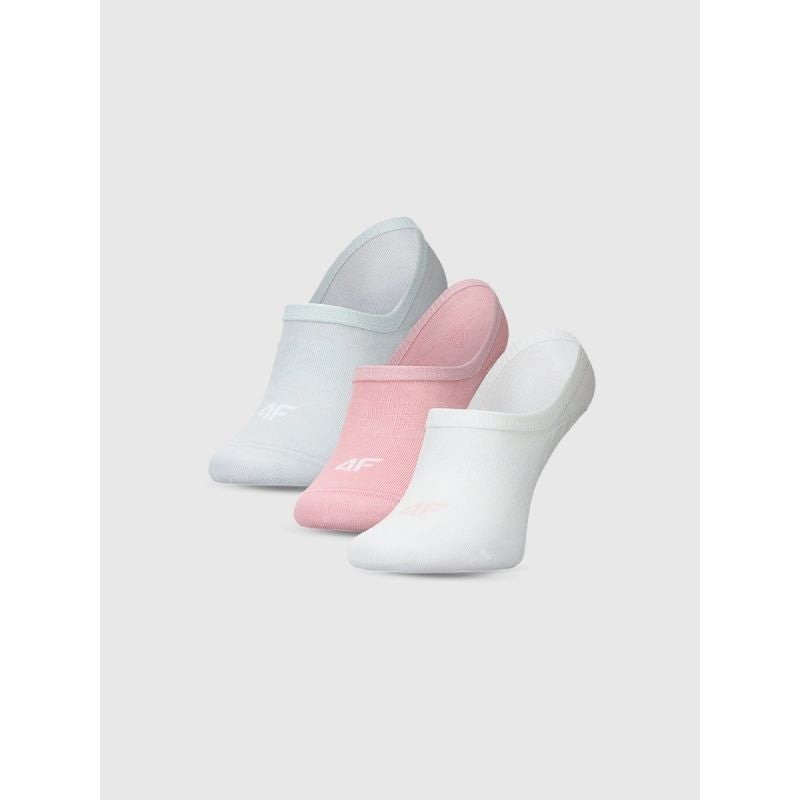 4f Women's casual ankle socks (SET OF 3) 4FWMM00USOCF473-90S General