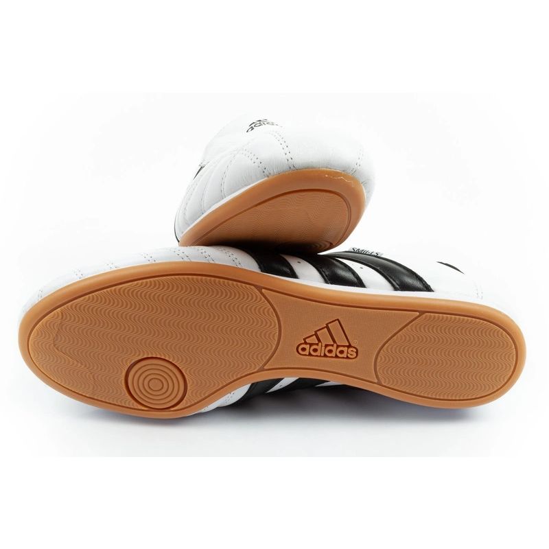 Adidas women's Taekwondo sports shoes white leather slip-on fehér zokni