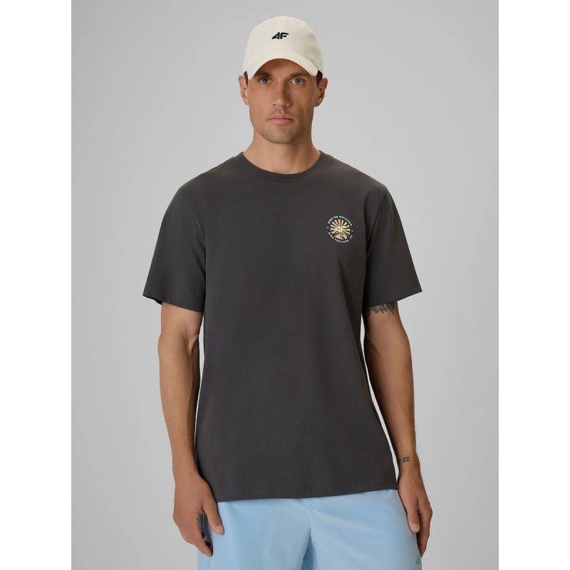 4F Men's regular printed T-shirt póló 4FRSS26TTSHM4293-22S