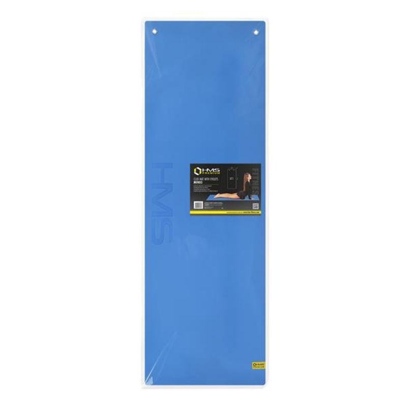 HMS Premium MFK03 blue-black club fitness mat with holes kék póló 17-44-279