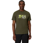 4F Men's T-shirt M2823 43S khaki póló 4FWSS26TTSHM282343S