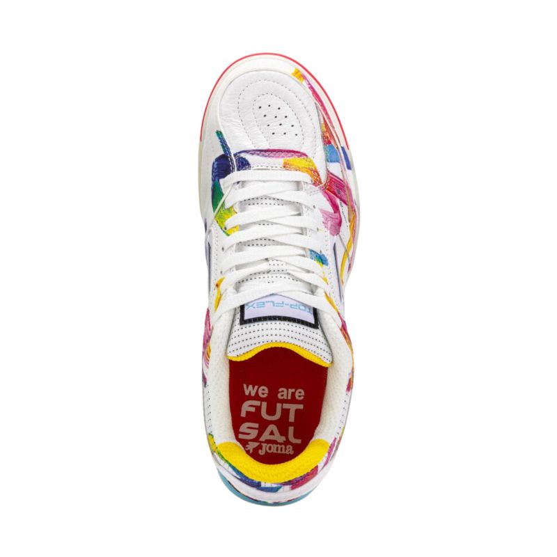 Joma Top Flex Indoor 2676 White Football fehér focicipő TOPS2676IN
