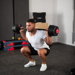 HMS SGR40 PRO SET 2in1 adjustable dumbbell set 43.5 kg csuklópánt 17-57-072