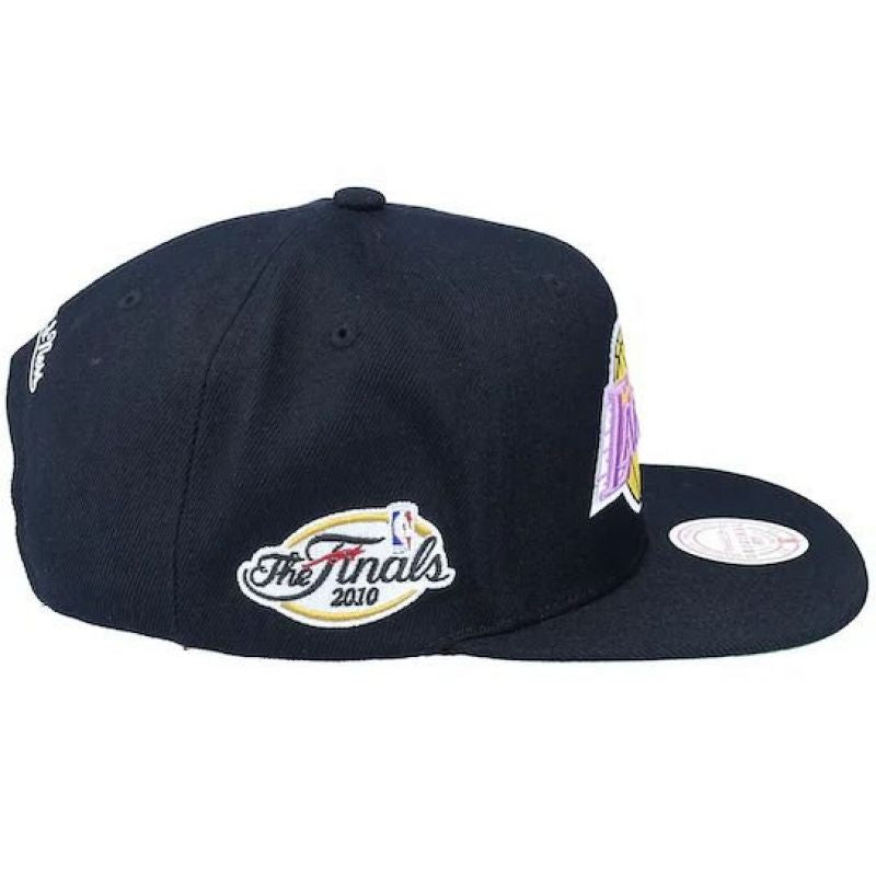 Mitchell & Ness NBA Los Angeles Lakers Top Spot Snapback Hwc Lakers Cap HHSS2976-LALYYPPPBLCK Sapka
