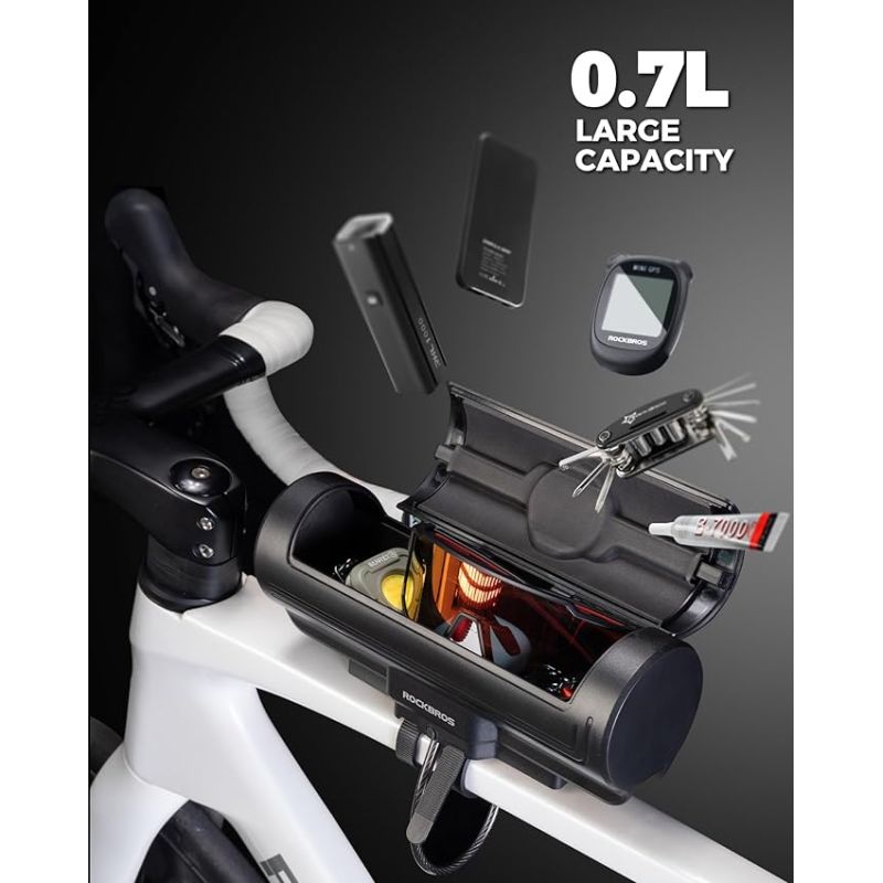Rockbros bicycle frame bag for code 0.7l