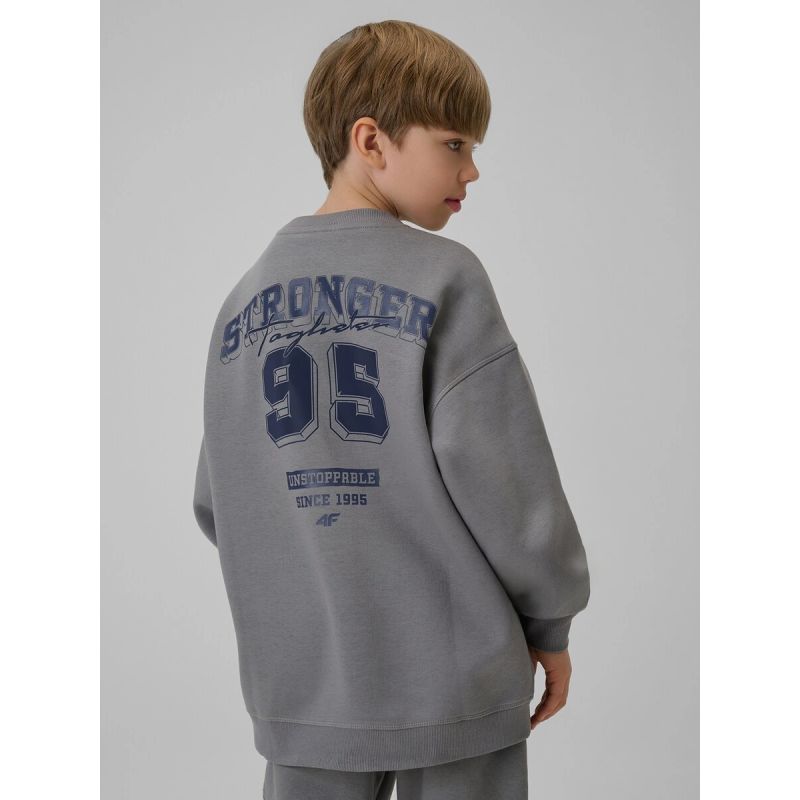 Boy's loose sweatshirt without hood 4F