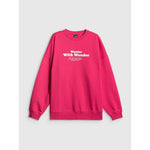 Women's oversize sweatshirt without hood 4F