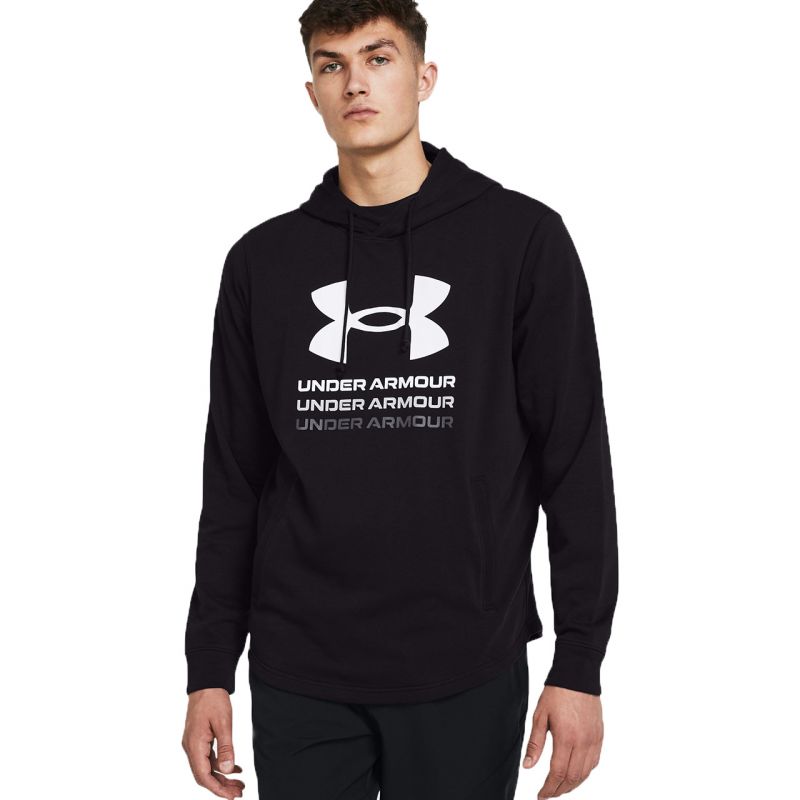Under Armour Armor UA Rival Terry Graphic Hoodie M 1386047 001 Pulóver
