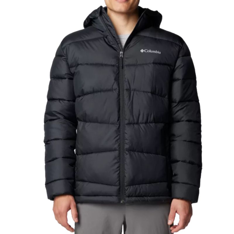 Men's Black Columbia Fivemile Butte II Hooded - WX6004-010 fekete kabát