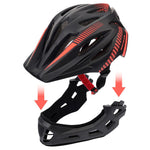 Meteor Lupus S Full-Face Bike Helmet 48-52 cm Black/Red uniw sisak 17893