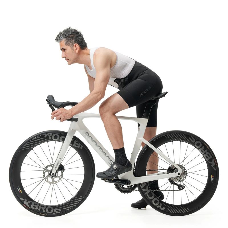 Rockbros ROAD TO SKY Men's Cycling with Pad Size S - Black s \ czarny short