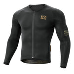 Rockbros Diamond Long Sleeve Cycling Jersey Size XXL - Black czarny \ xxl póló