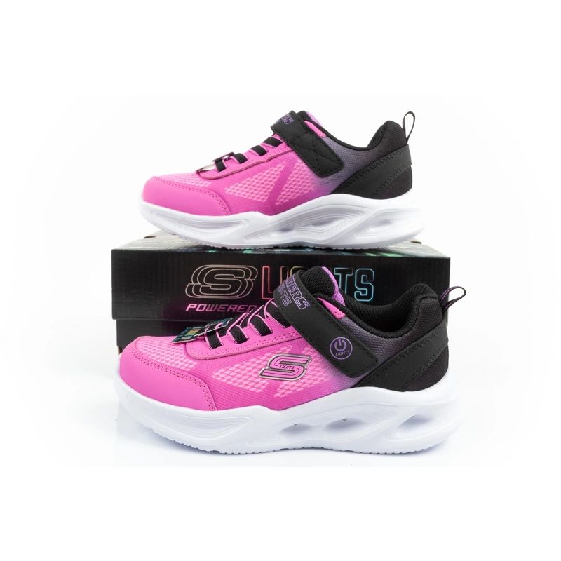 Skechers S Lights girls' sports shoes for children comfortable LED Cipő