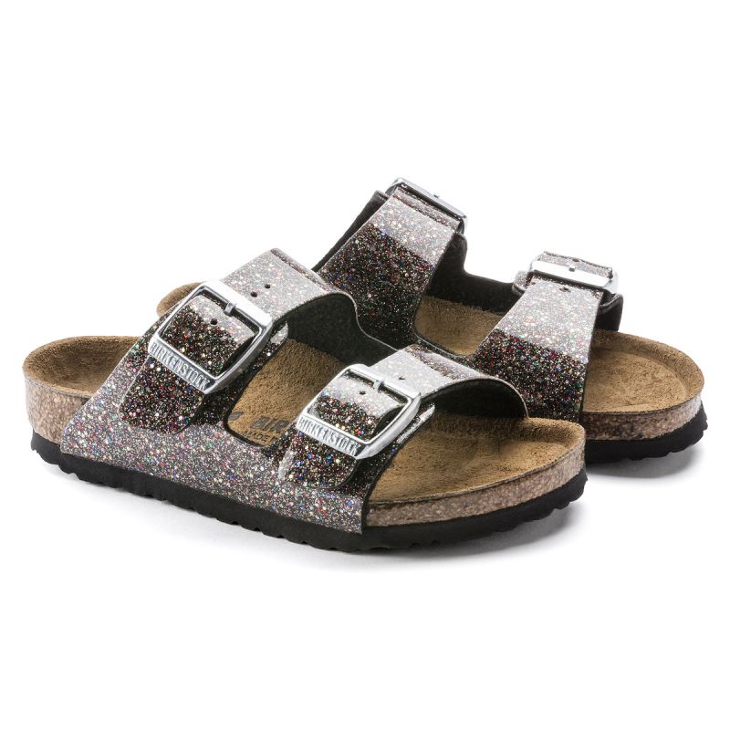 Birkenstock Arizona Kids BS Jr 1017381 Flip-Flops fekete utcai cipő
