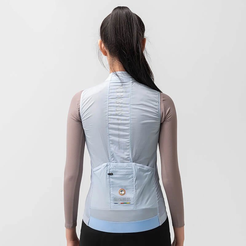 Rockbros ROAD TO SKY women's lightweight breathable cycling vest M - blue m \ niebieski vests