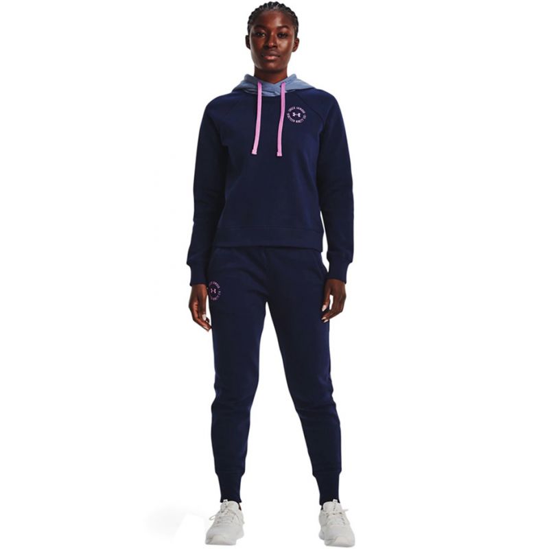 Under Armour Armor Rival Fleece CB Hoodie W 1373031 410 Pulóver