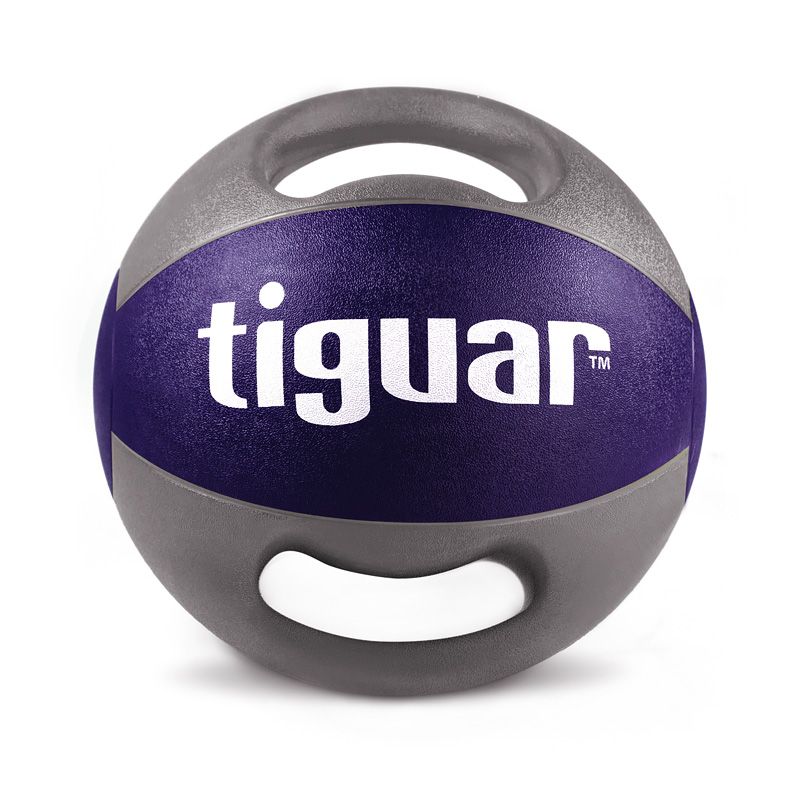 Tiguar Medicine ball with handles 10 kg lila kiegészítő TI-PLU010