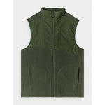 Men's sherpa vest with stand-up collar 4F 4FRAW24TVESM172-43S mellény