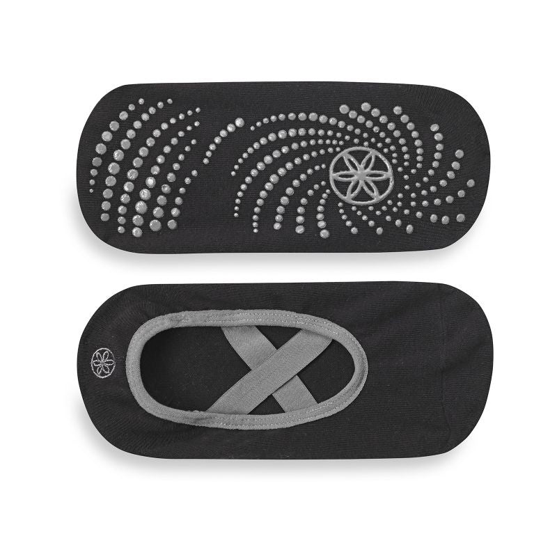 Gaiam Anti-Slip Socks Black fekete zokni 62071