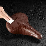Rockbros 6800S retro comfort bicycle saddle - brown