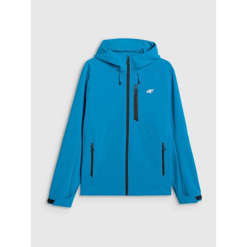 4f Men's windproof softshell jacket with 8000 membrane 4FRAW25TSOFM506-33S Ruházat