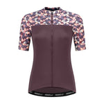 Rogelli ESSENTIAL GRAPHIC burgundy- T-shirt korall póló