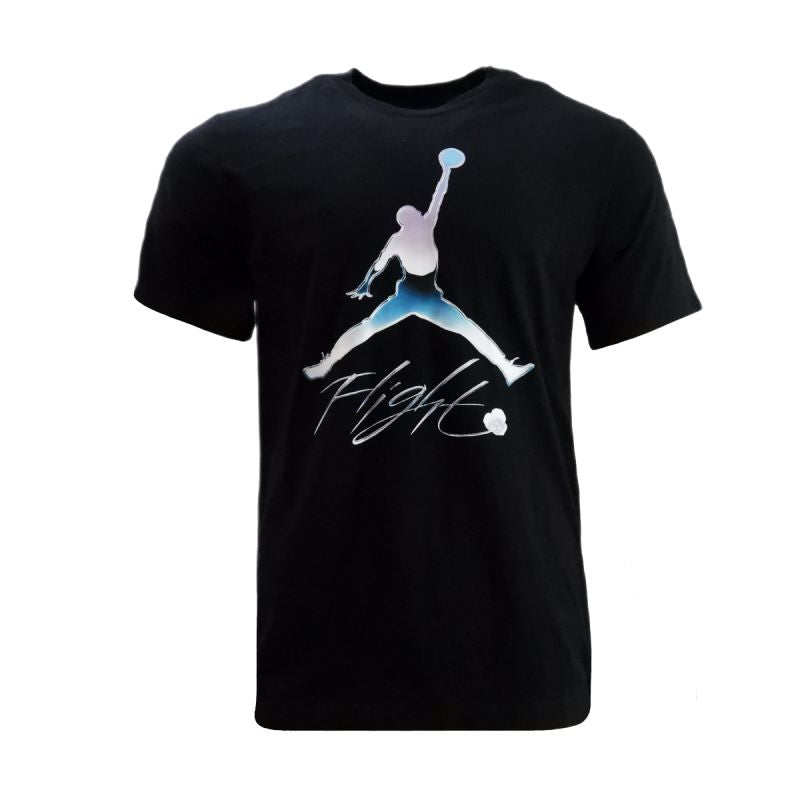 AIR Jordan Graphic Crew Flight Tee Men's Sports T-Shirt Black - fekete póló