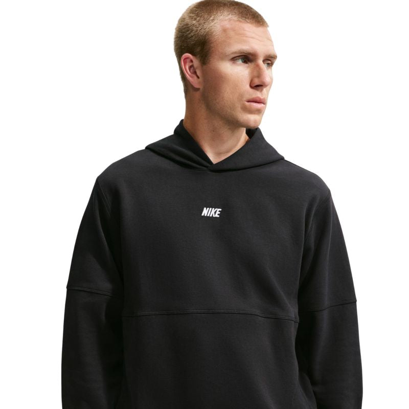 Nike Club Varsity Hoodie Men's fekete kapucnis pulóver IO1383010