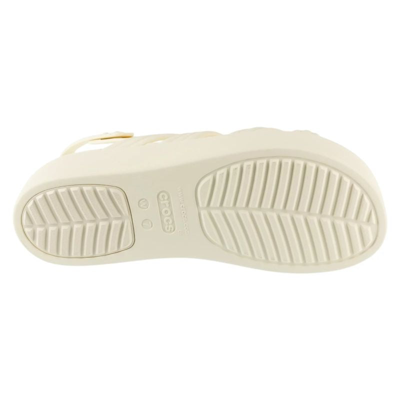 Crocs Brooklyn Knot Low Wedge Sandal Beige 36/37 papucs 212864-105