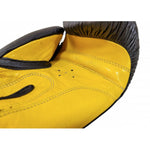 TOP TEN (W) FIGHT RTT-2 Boxing Gloves 10 oz Black and Yellow sárga kesztyű