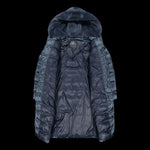CMP women's winter with hood, long insulated coat, navy blue ( ) sötétkék dzseki