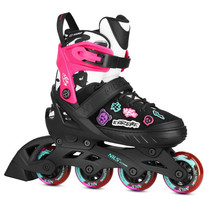 Na2053a Vibe Pink Roller Skates Size S(33-36) Nils Extreme rózsaszín görkorcsolya
