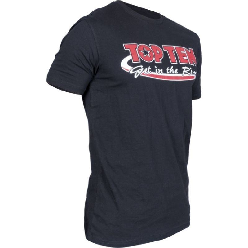 TOP TEN "Get in the ring" T-shirt (WAKO APPROVED) czerwony+m póló