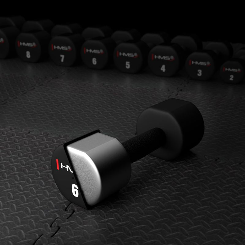 HMS HPT06 2 x 6 KG POLYURETHANE TPU Dumbbells papucs 17-66-215