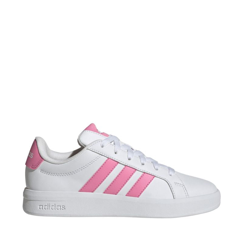 Adidas Grand Court 3.0 kids' white and rózsaszín cipő