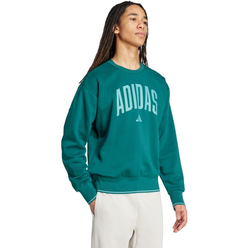adidas Men's Collegiate Sweatshirt Green JM1733 General