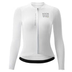 Rockbros 15110012004 ROAD TO SKY Women's Cycling Jersey, Long Sleeve, M - White m \ biały póló 15110012003-211581