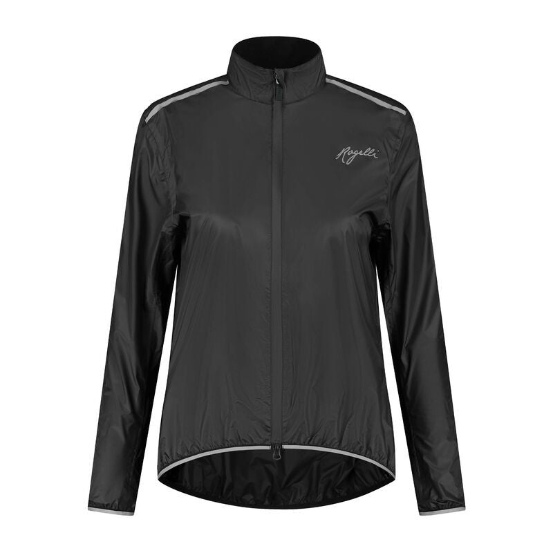 Rogelli Women's Rain ESSENTIAL 2XL fekete dzseki