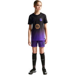 Nike FC Barcelona 2026/27 Match Away Kids' Jersey Black and lila ruházat II1852505