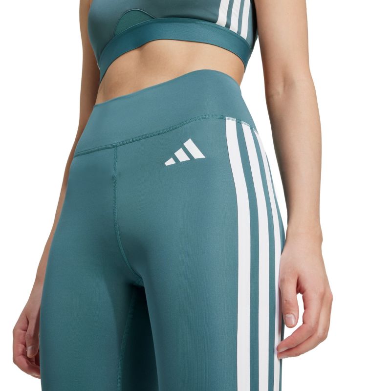 adidas Optime Essentials 3-Stripes 7/8 Women's Leggings Green JY2152 General